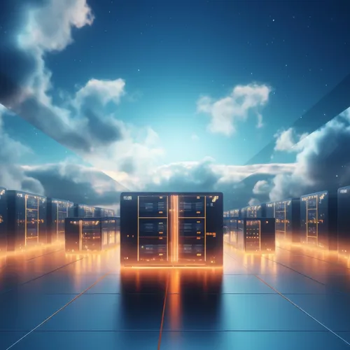 Centro de datos con computación en la nube